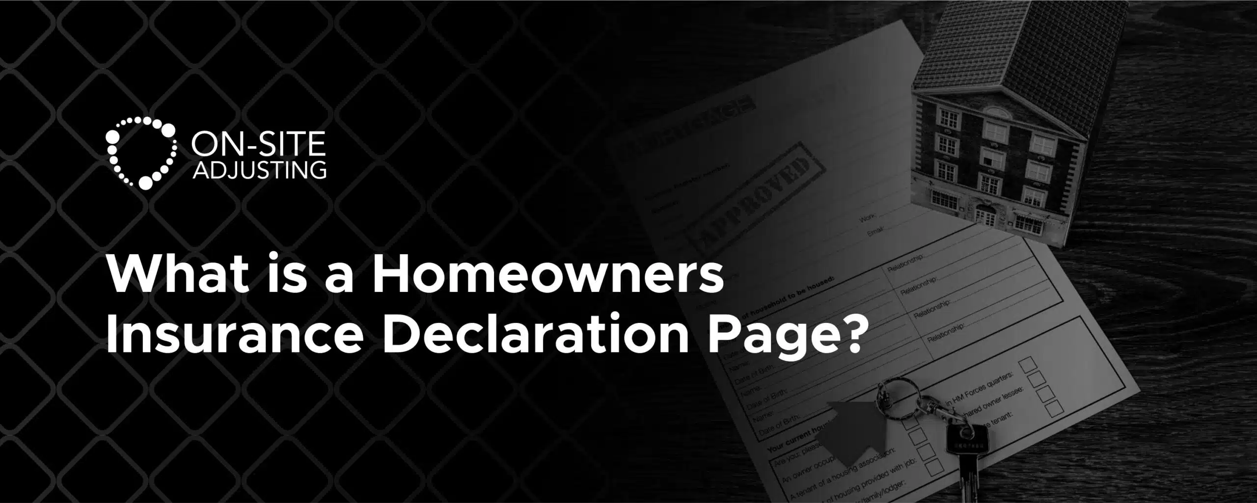 What is a Homeowners Insurance Declaration Page?