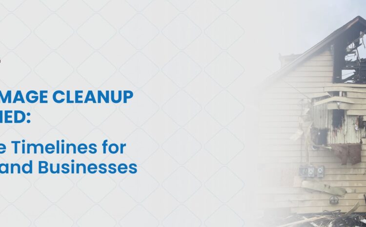 Fire Damage Cleanup Explained: Average Timelines for Homes and Businesses