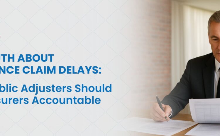 The Truth About Insurance Claim Delays — and Why Public Adjusters Should Hold Insurers Accountable