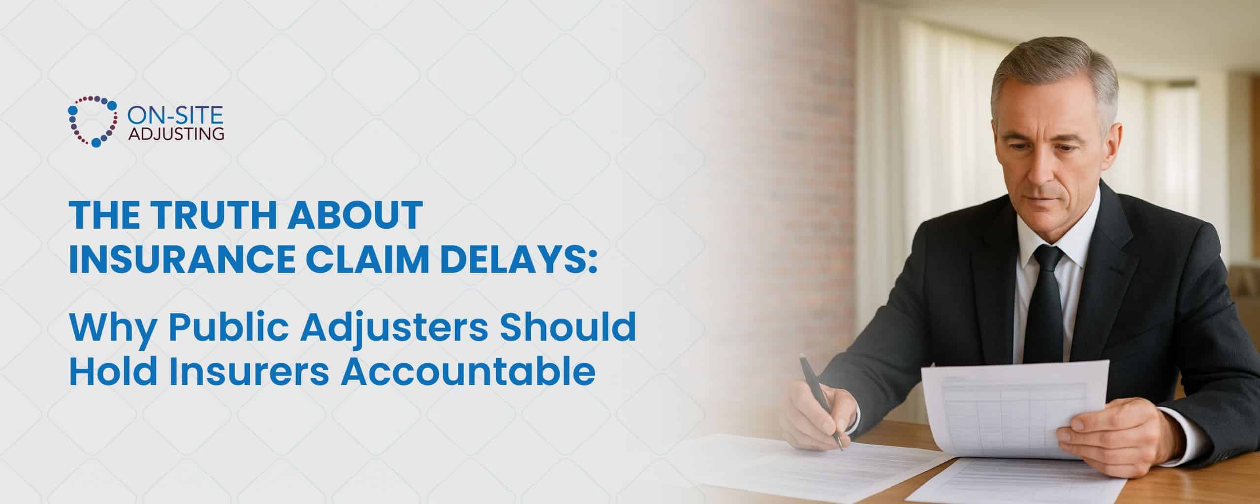 The Truth About Insurance Claim Delays — and Why Public Adjusters Should Hold Insurers Accountable