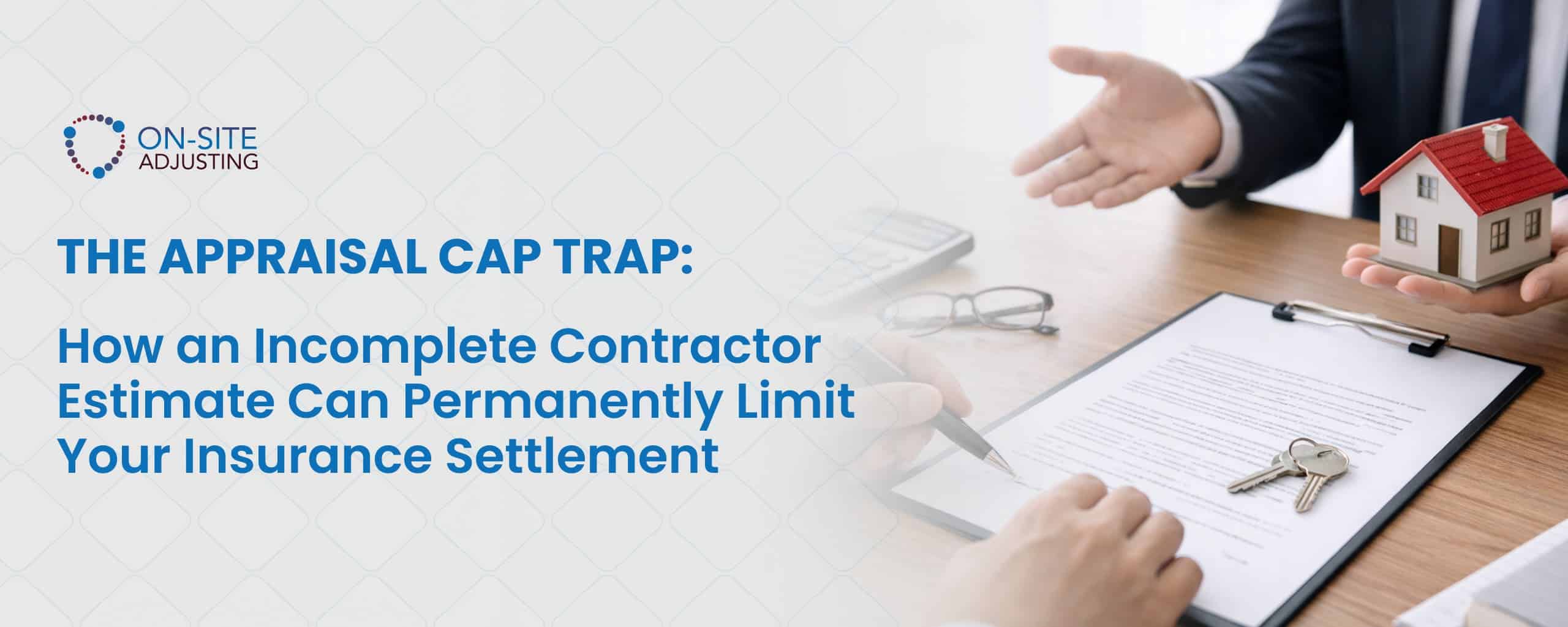 The Appraisal Cap Trap: How an Incomplete Contractor Estimate Can Permanently Limit Your Insurance Settlement
